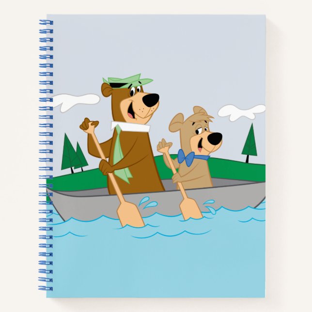Cuaderno Yogi Bear y Boo Fun Canoaventura (Anverso)