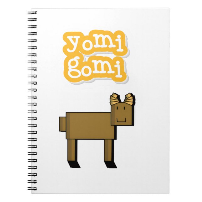 Cuaderno yomigomi + Mr Goat Notebook (Frente)