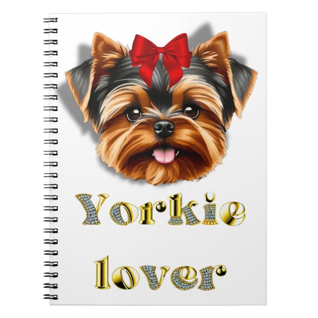 Cuaderno Yorkie lover notebook (Frente)
