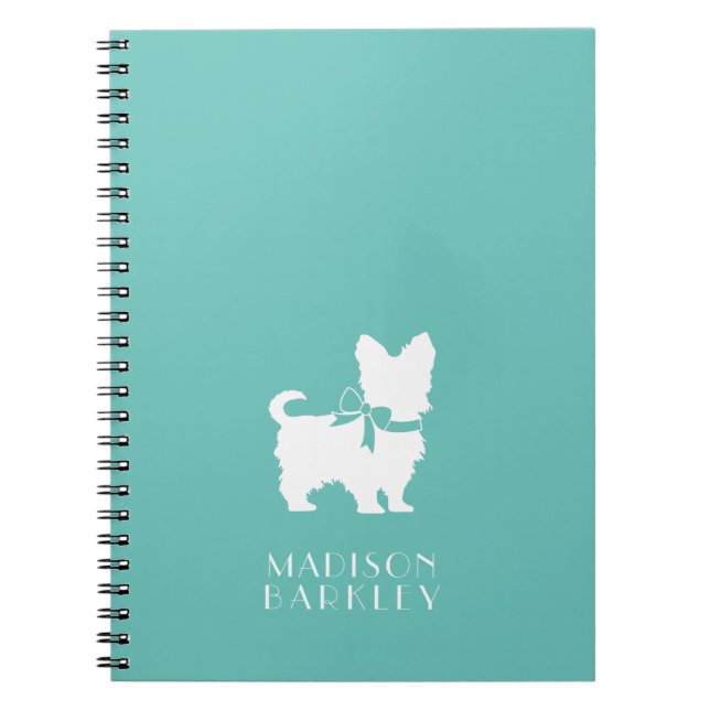 Cuaderno Yorkshire Terrier Dog Puppy Yorkie (Frente)