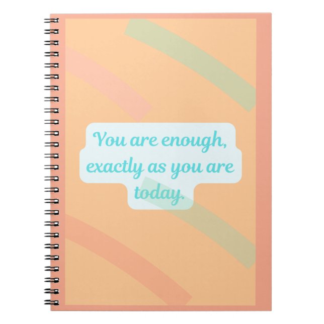 Cuaderno You Are Enough – Gentle Reminder Journal (Frente)