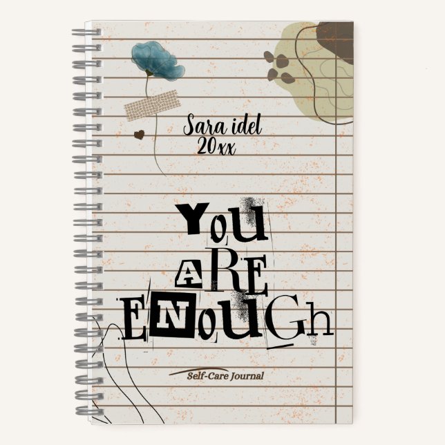 Cuaderno You Are Enough | Motivational Notebook (Anverso)
