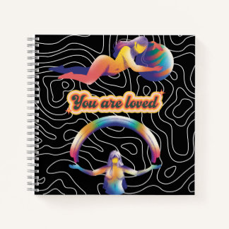 Cuaderno You Are Loved – Rainbow Cosmic Notebook 