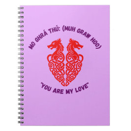 Cuaderno You Are My Love Spiral Journal