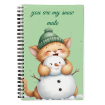 You Are My Snow Mate”- Gatito Lindo  & Hombre de N