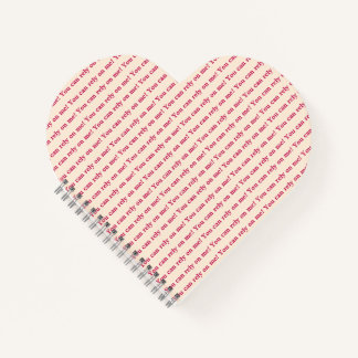 Cuaderno You Can Rely on Me Minimal Pattern & Quote Design