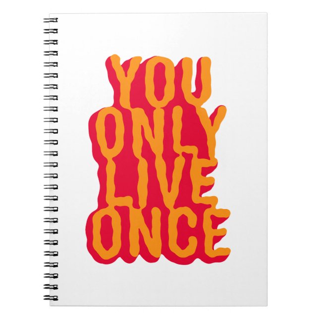 Cuaderno You only live once (Frente)