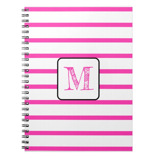 Cuaderno Your favorite letter in embroidered calligraphy (Frente)