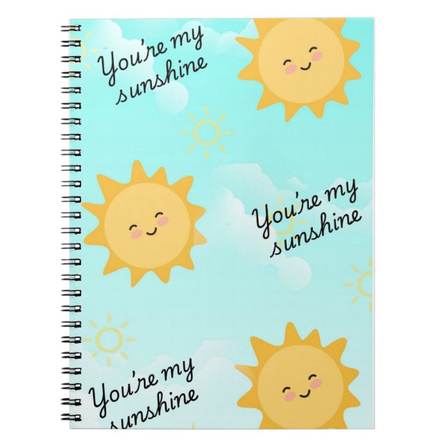 Cuaderno You're my Sunshine (Frente)