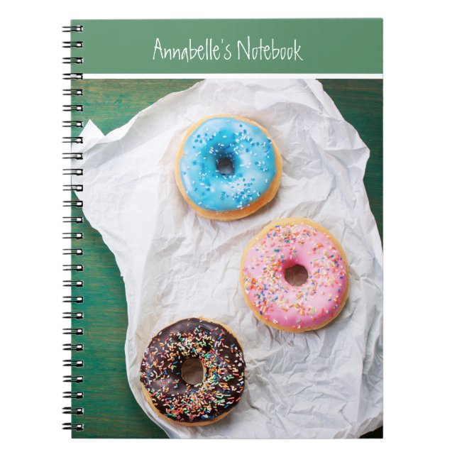 Cuaderno Yum Donuts Personalizados Escuela (Frente)