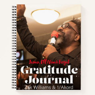 Cuaderno Zak Williams y bloc de notas en espiral de gratitu