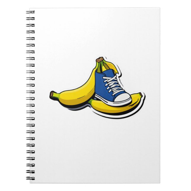 Cuaderno Zapato con plátanos (Frente)