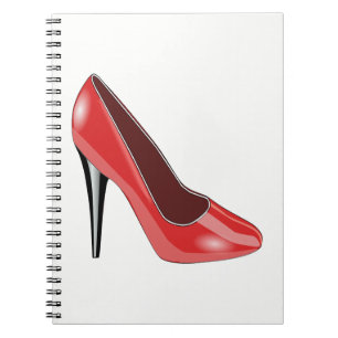 Cuaderno Zapato Rojo