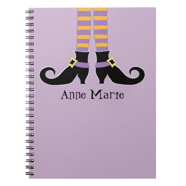 Cuaderno Zapatos de Bruja Caprichosa  (Frente)