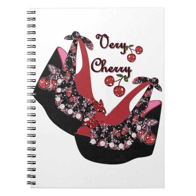 Cuaderno Zapatos de cerezo muy fuertes en RAB Rockabilly (Frente)