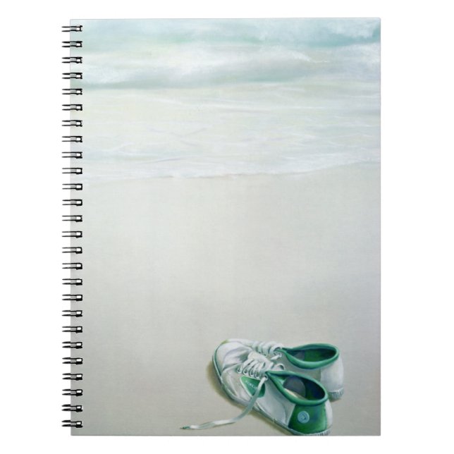 Cuaderno Zapatos de gimnasio en la playa (Frente)