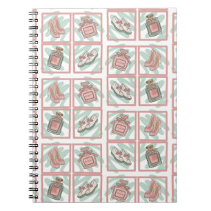 Cuaderno Zapatos y perfume Amantes de los zapatos Colores p