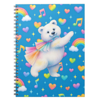 Cuaderno Zarah Dancing Polar Bear Notebook