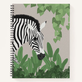 Cuaderno Zebra amongst Leaves