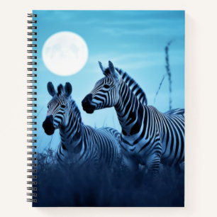 Cuaderno Zebra Animal Wildlife Wilderness Colorful Wall Art