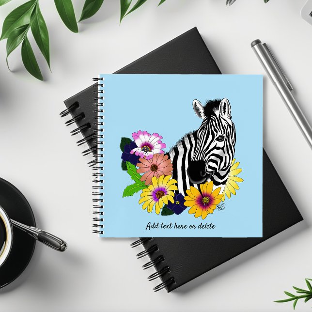 Cuaderno Zebra Daisies Blue (Subido por el creador)