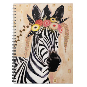 Cuaderno Zebra Klimt  Corona De Flores