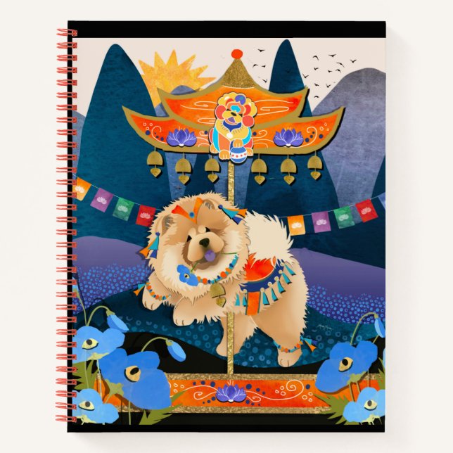 Cuaderno ZEN CARNIVAL Chow - Portátil (Anverso)