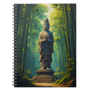 Cuaderno Zen en el bosque de Bambú