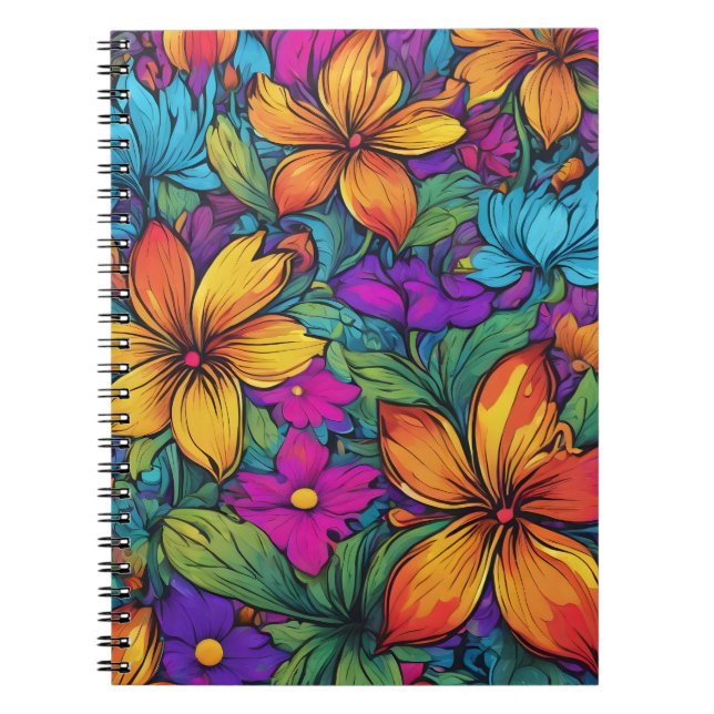 Cuaderno "Zen Flowers" Art Spiral Notebook (Frente)