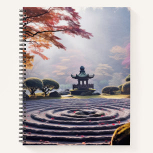 Cuaderno Zen Garden Tranquilidad Tranquila Naturaleza