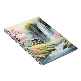 Cuaderno Zen Watercolor House Notebook