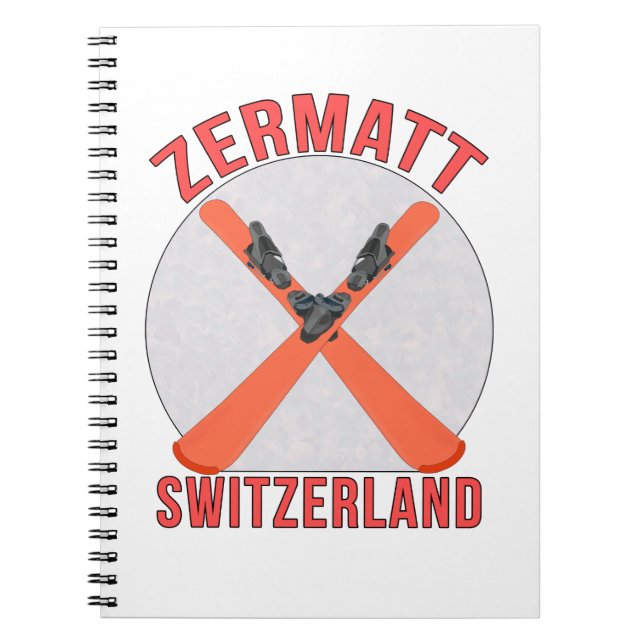 Cuaderno Zermatt, Suiza (Frente)