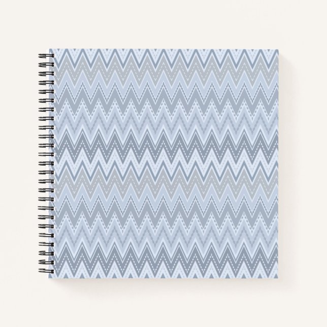 Cuaderno Zigzag azul claro (Anverso)