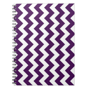 Cuaderno Zigzag morado y blanco