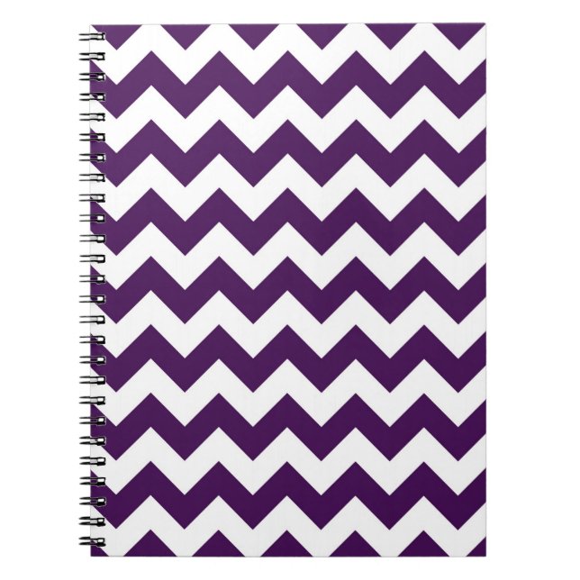 Cuaderno Zigzag morado y blanco (Frente)