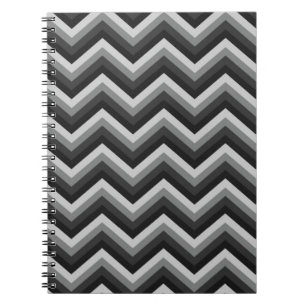 Cuaderno Zigzag retro Chevron del modelo