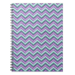 Cuaderno ZigZag verde azulado y Ametista
