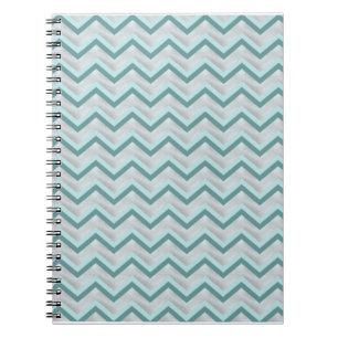 Cuaderno ZigZag verde azulado y Perlas