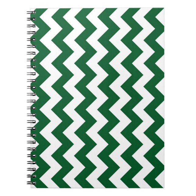 Cuaderno Zigzag verde y blanco (Frente)
