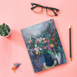 Cuaderno Zinnias y Asters Arthur Beecher Carles