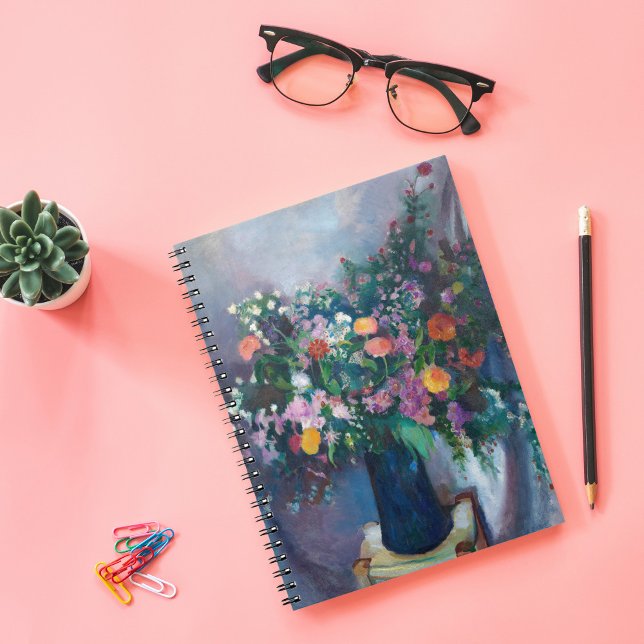 Cuaderno Zinnias y Asters | Arthur Beecher Carles (Subido por el creador)