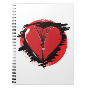 Cuaderno Zipper Heart
