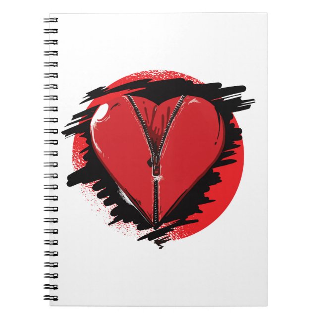 Cuaderno Zipper Heart (Frente)