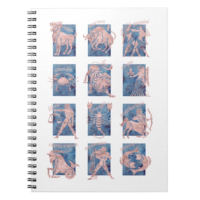 Cuaderno Zodiac 12 Star Signs Notebook (Frente)