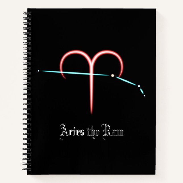 Cuaderno Zodiac Constellation Aries (Anverso)
