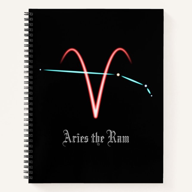 Cuaderno Zodiac Constellation Aries (Anverso)