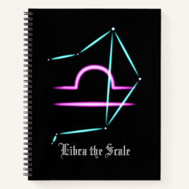 Cuaderno Zodiac Constellation Libra Notebook