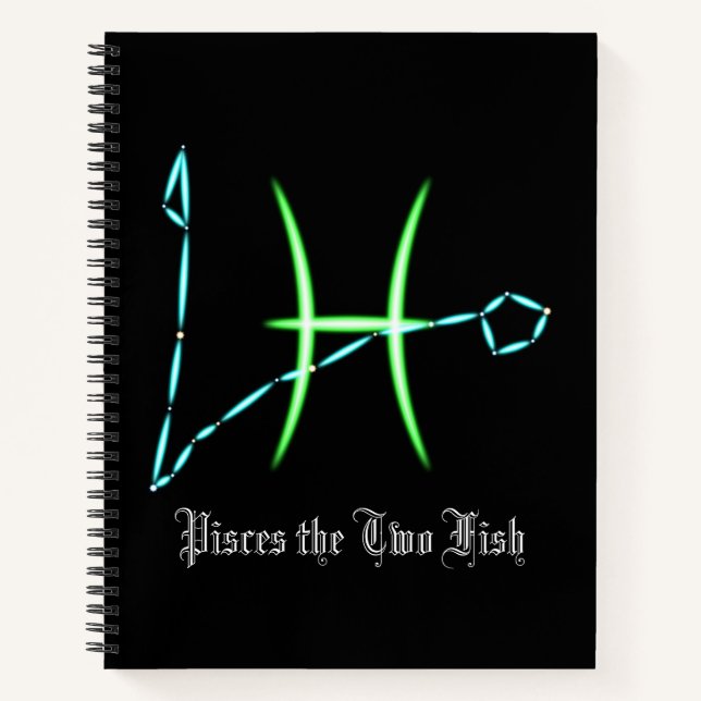 Cuaderno Zodiac Constellation Pisces Notebook (Anverso)