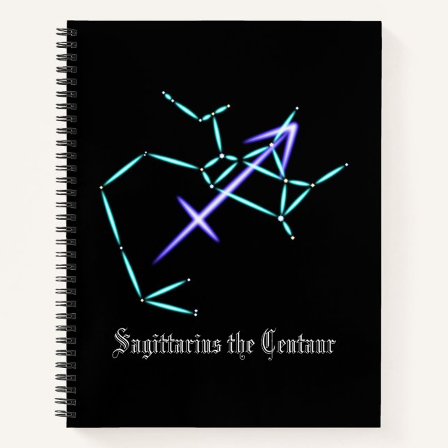 Cuaderno Zodiac Constellation Sagittarius Notebook (Anverso)