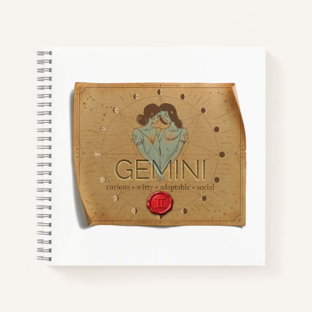 Cuaderno Zodiac - Gemini - Journal (Anverso)